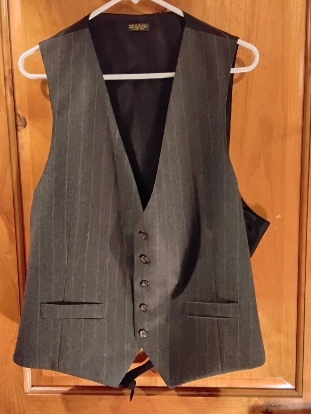 Men's 100% Wool Vest Size 46R #1109